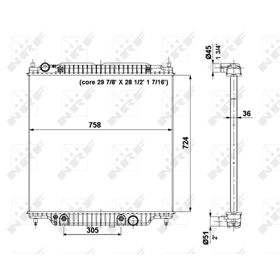 Radiatore NRF 56037 EASY FIT