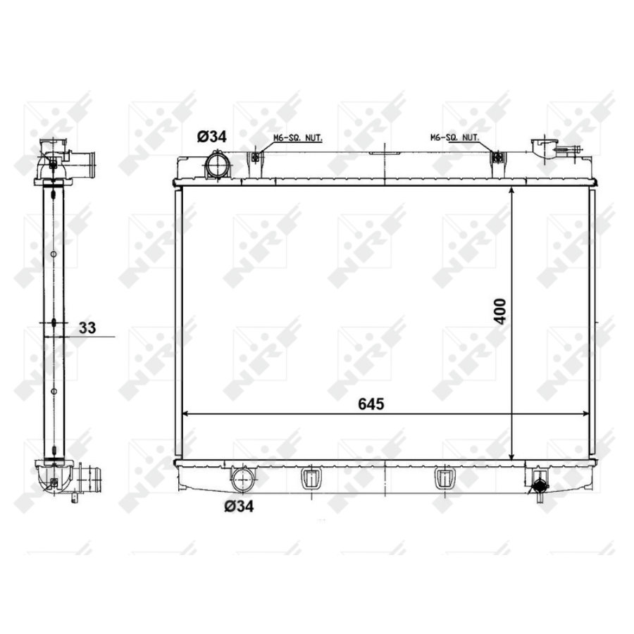 Radiatore NRF 56118