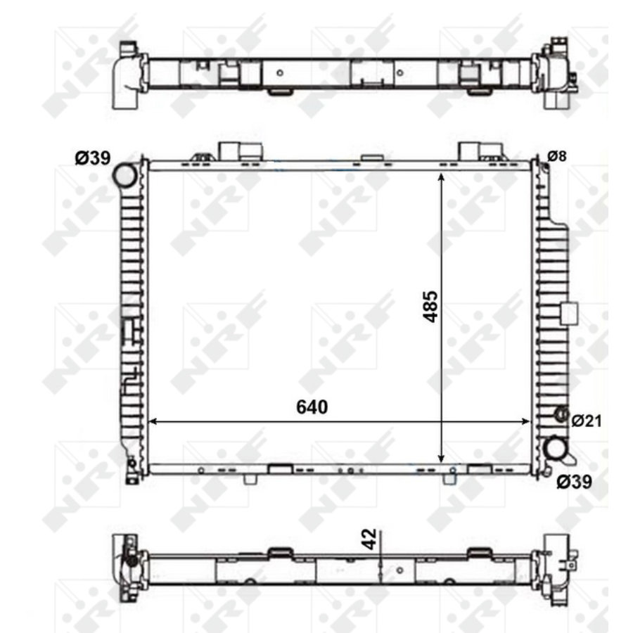 Radiatore NRF 56140 EASY FIT