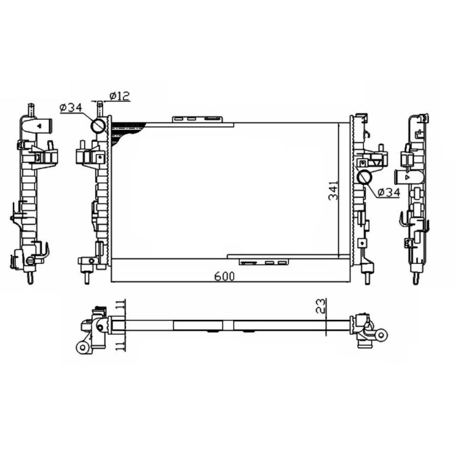 Radiatore NRF 54753A
