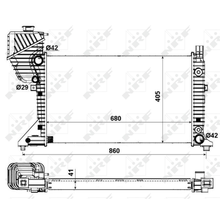 Radiatore NRF 55349A