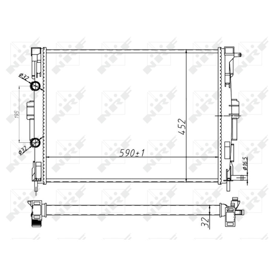 Radiatore NRF 58329A