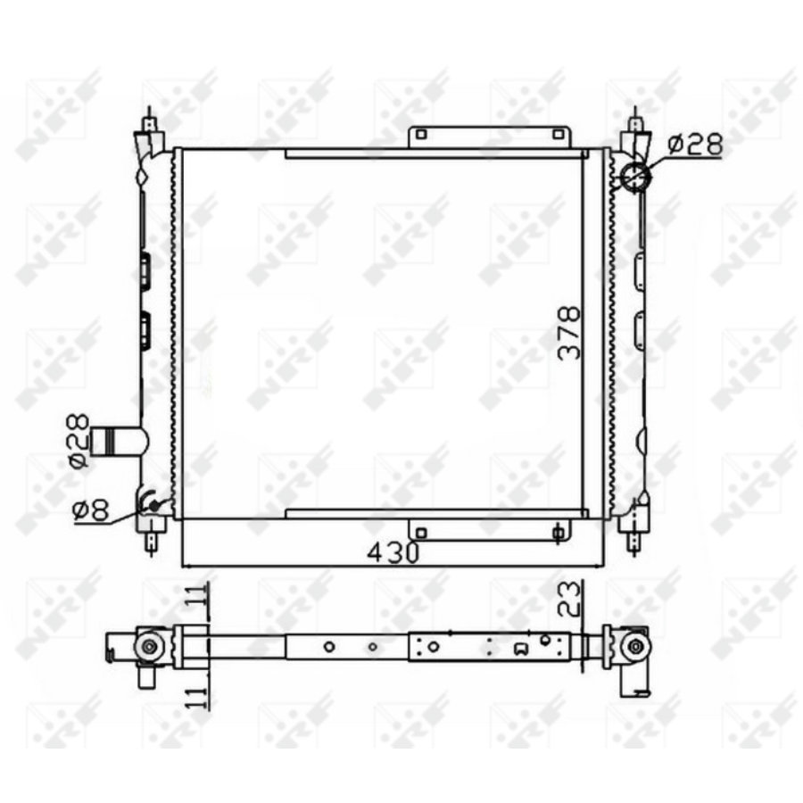 Radiatore NRF 50128A