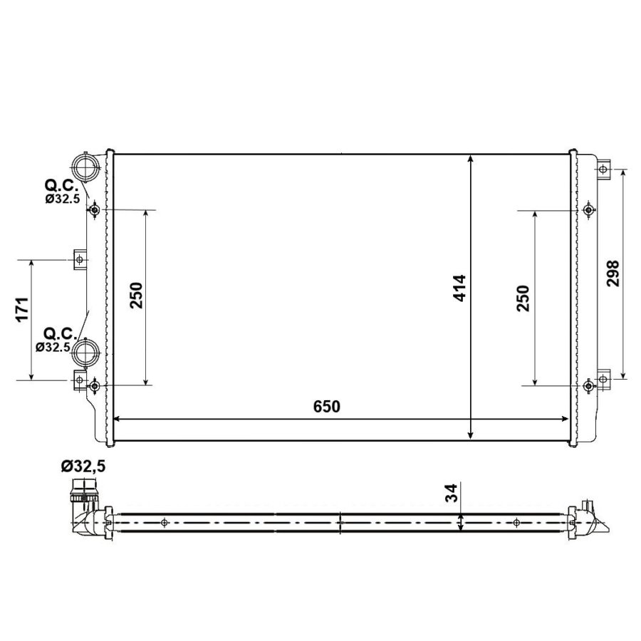 Radiatore NRF 53406A