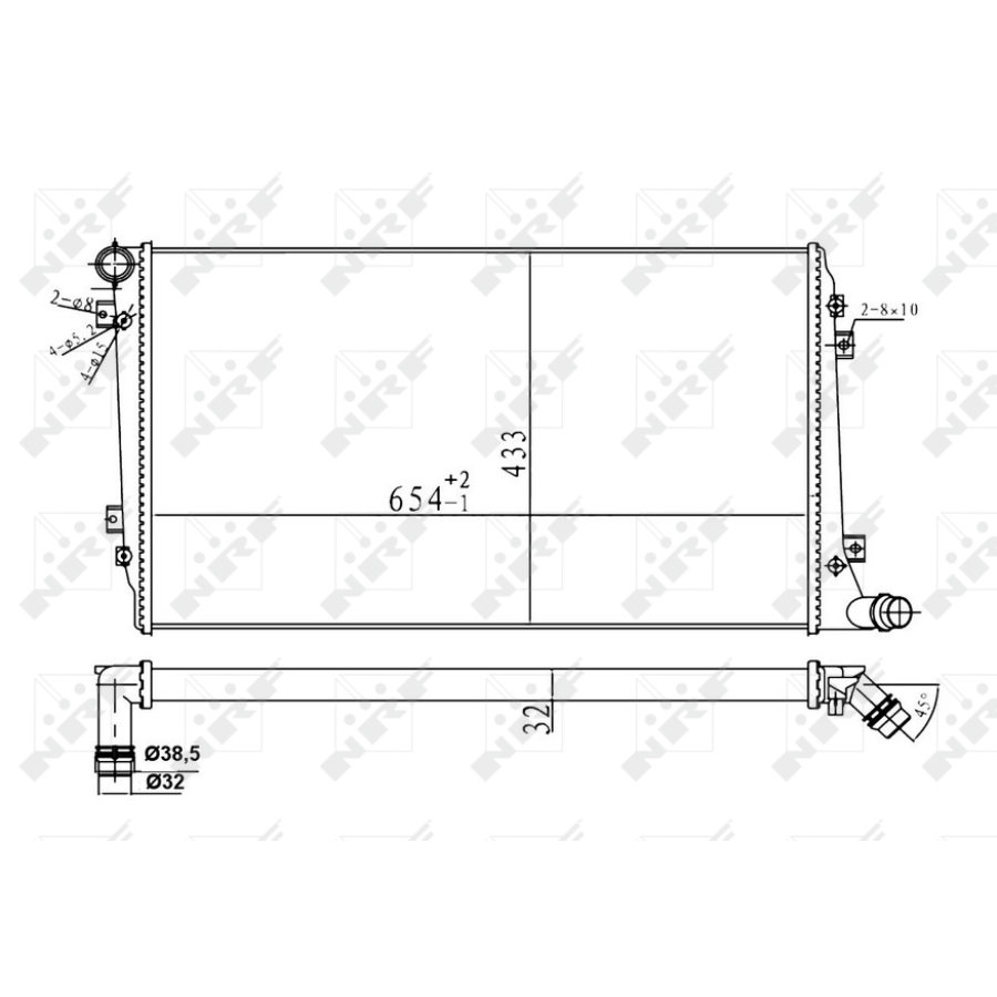 Radiatore NRF 53814A