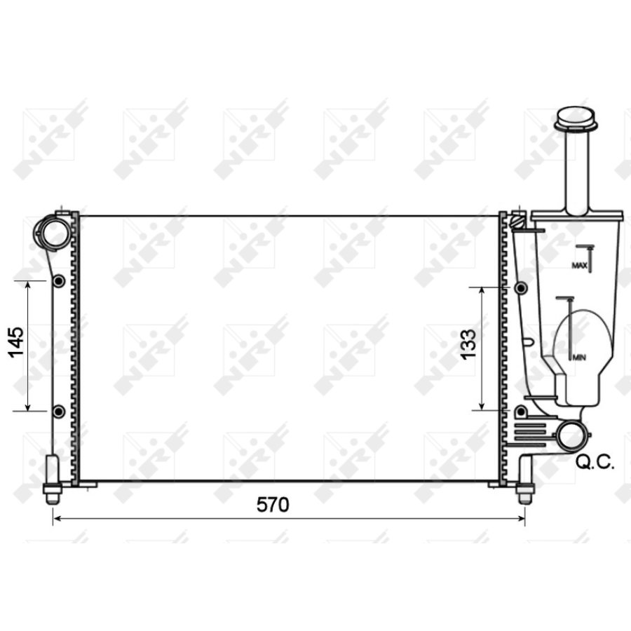 Radiatore NRF 53128A