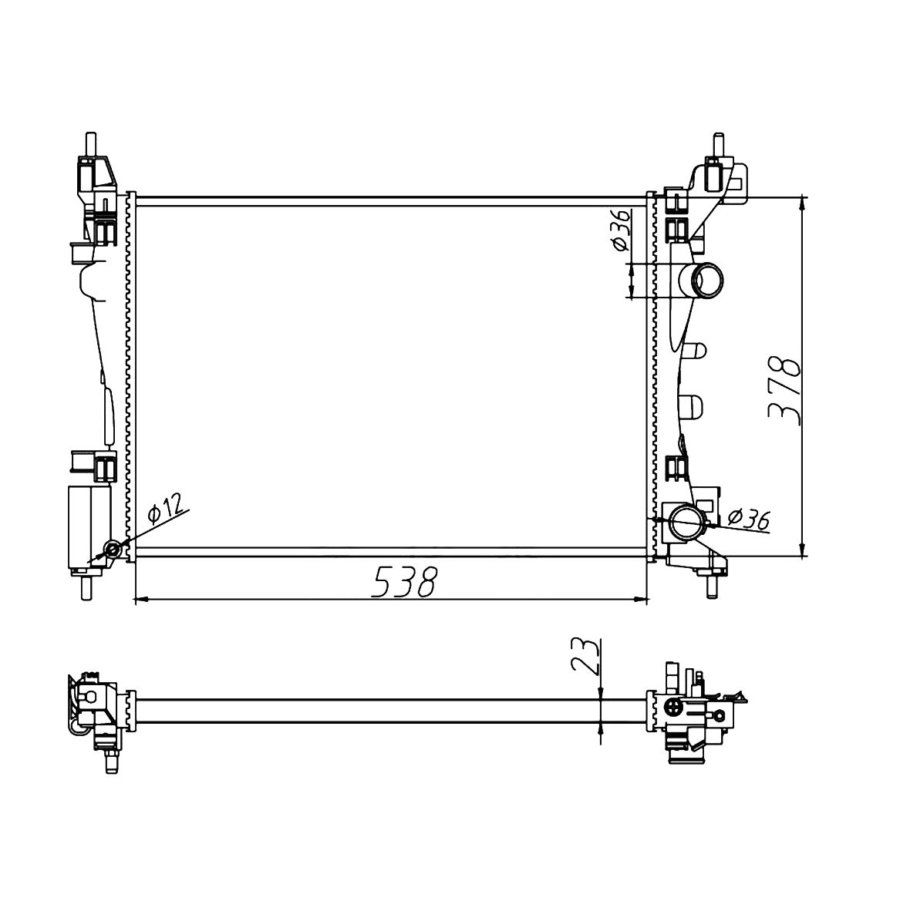 Radiatore NRF 55341A