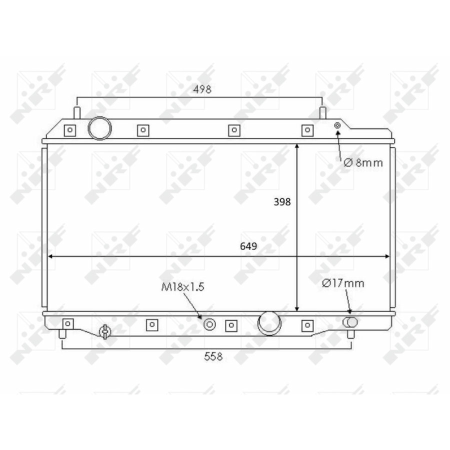 Radiatore NRF 58383