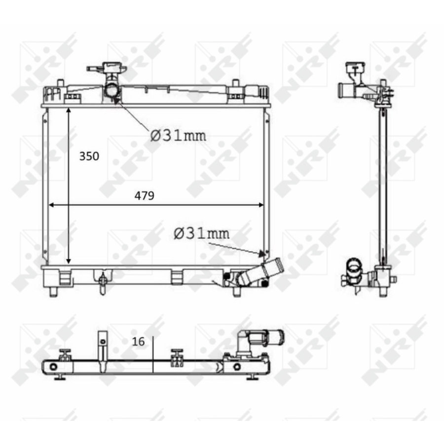 Radiatore NRF 58384