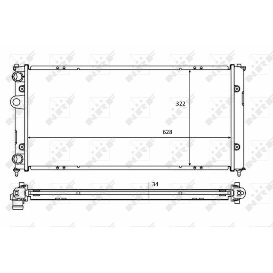 Radiatore NRF 58386
