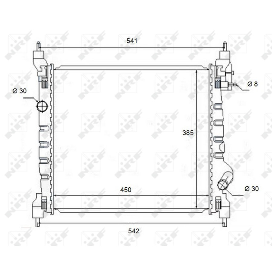 Radiatore NRF 58454