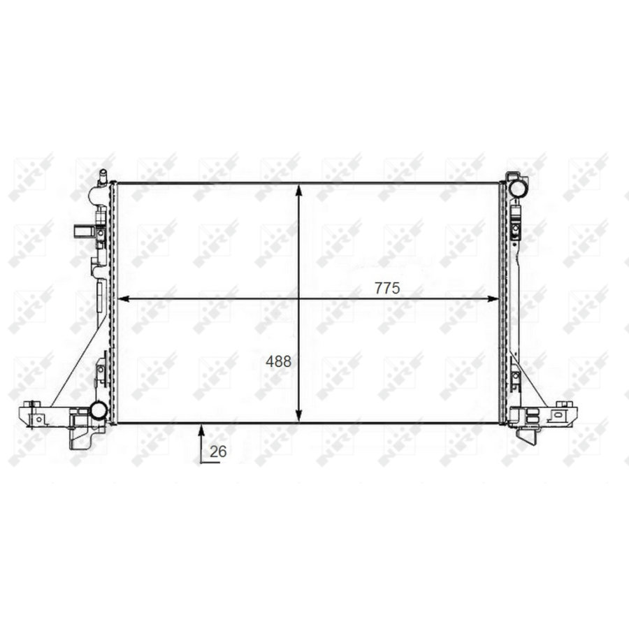 Radiatore NRF 58481