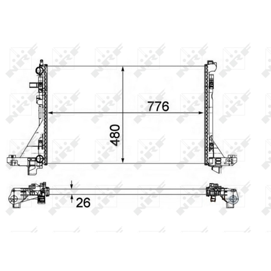 Radiatore NRF 58482