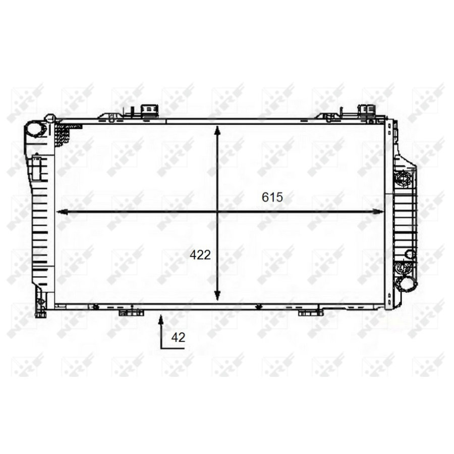 Radiatore NRF 58483