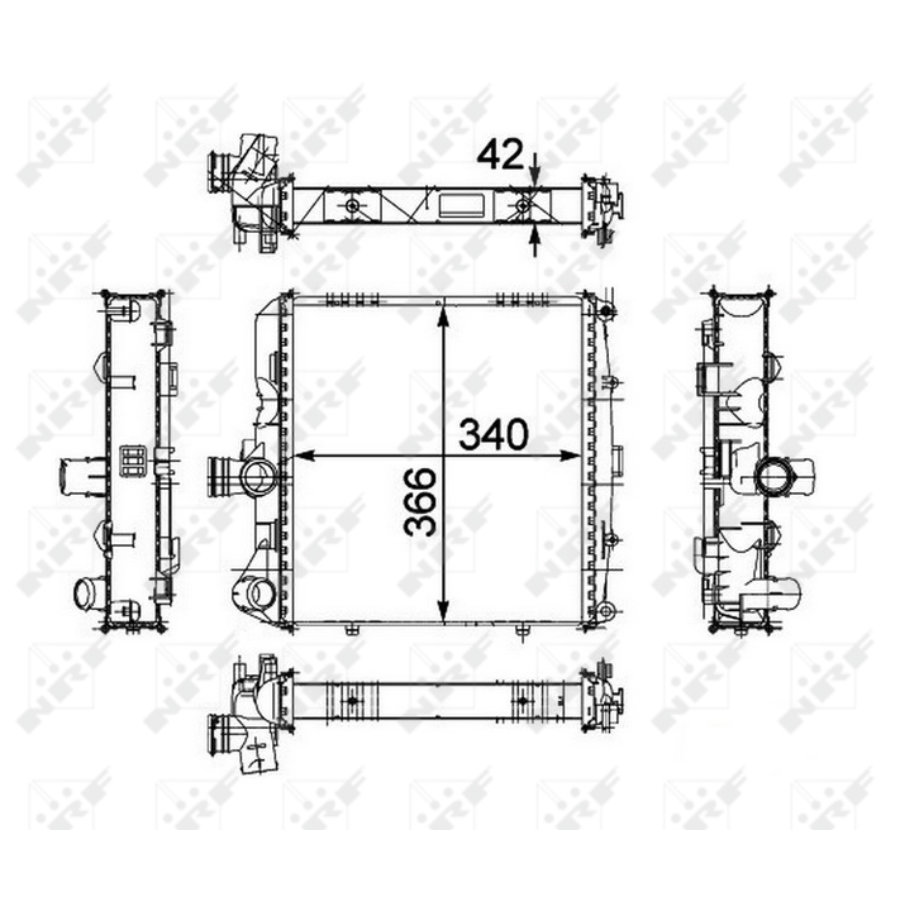 Radiatore NRF 58486