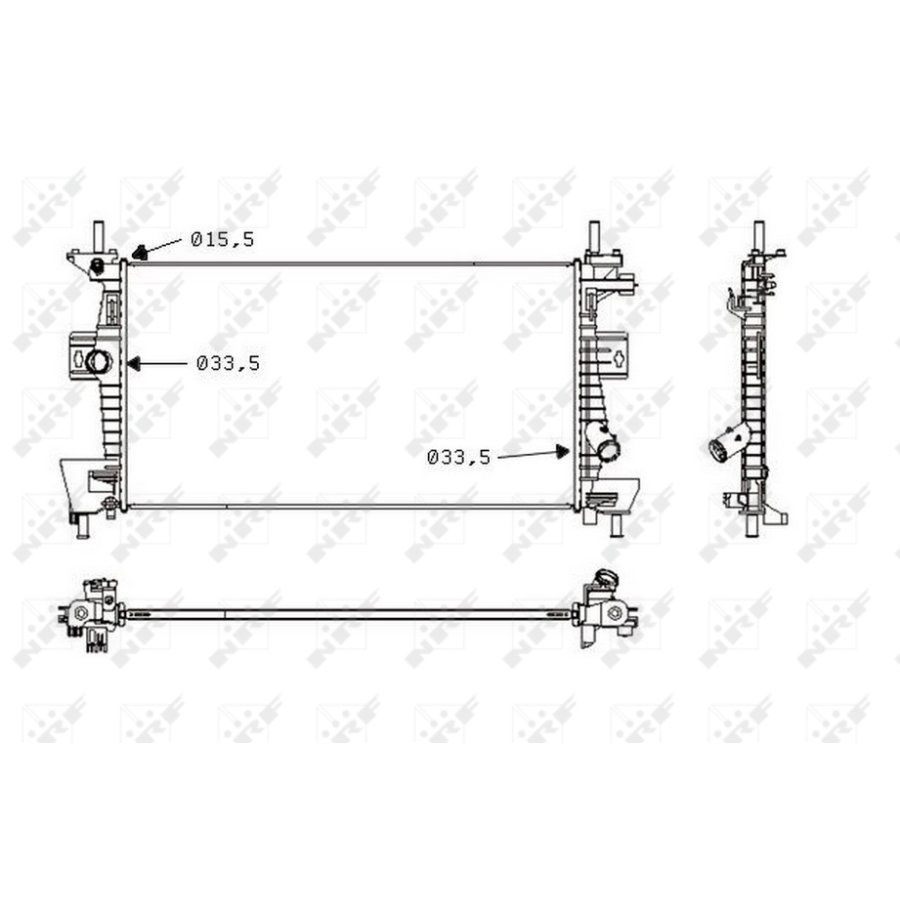 Radiatore NRF 58487