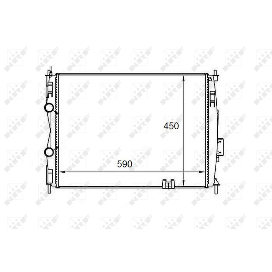 Radiatore NRF 58461