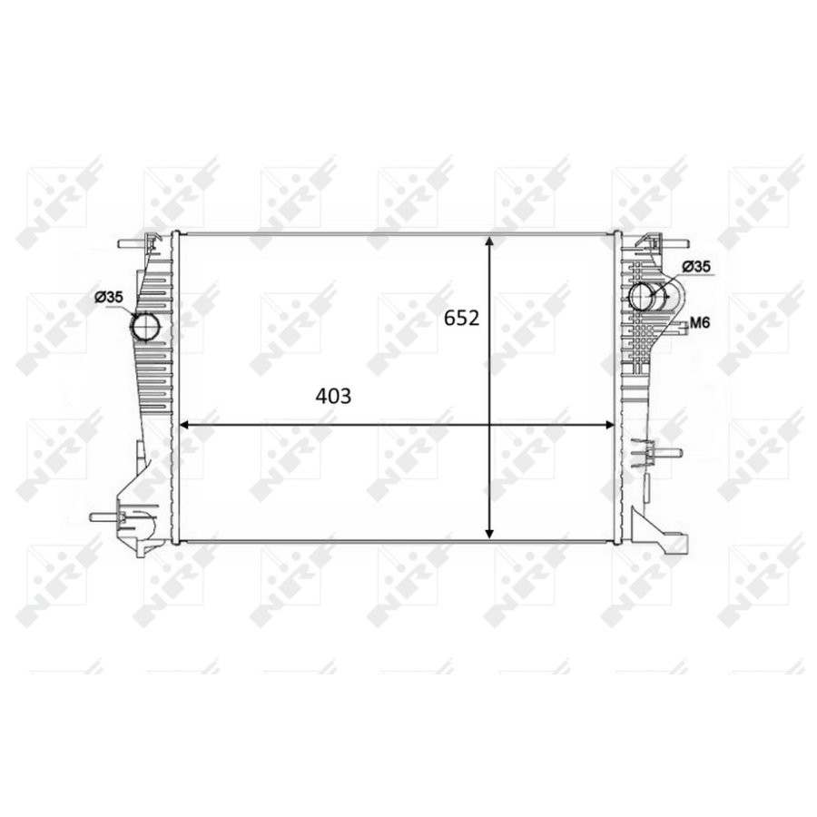 Radiatore NRF 58488