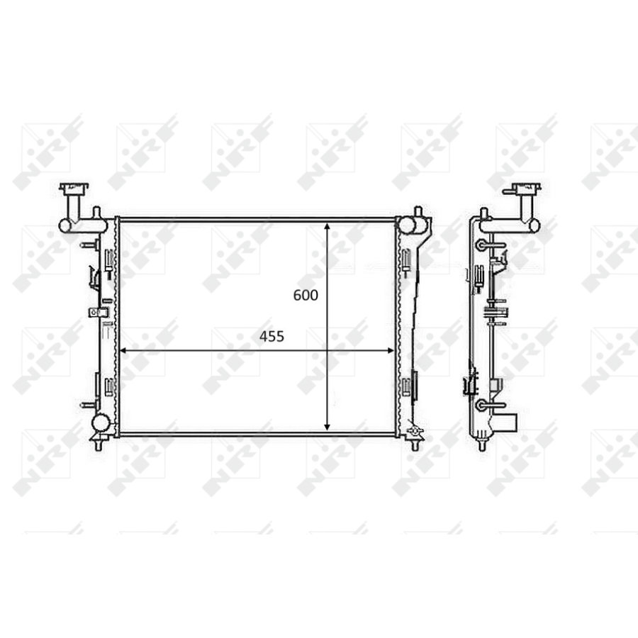 Radiatore NRF 58462