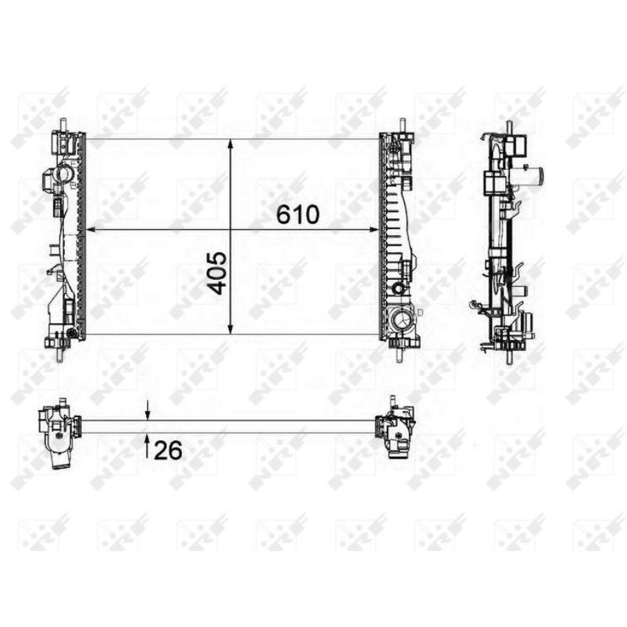 Radiatore NRF 58492