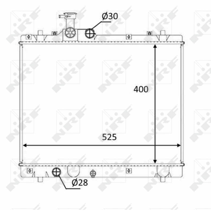 Radiatore NRF 58397