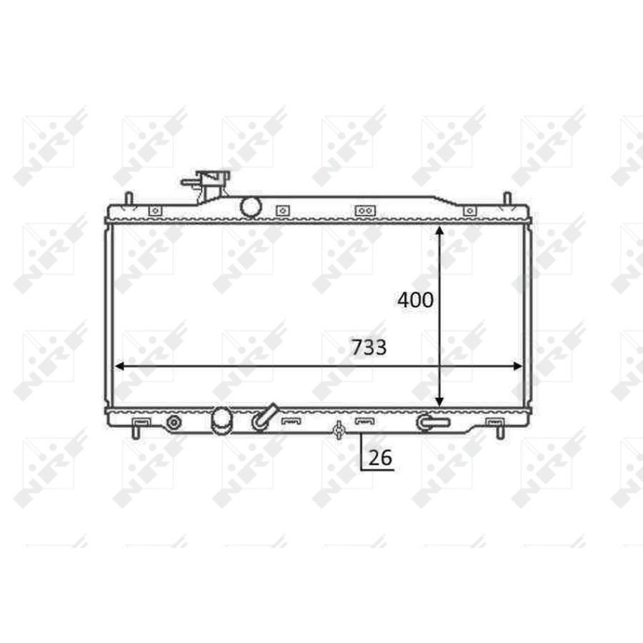 Radiatore NRF 58456