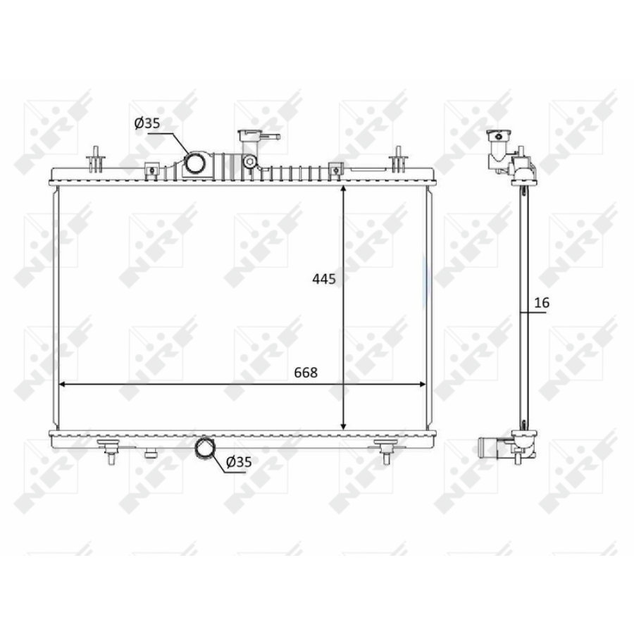 Radiatore NRF 58394