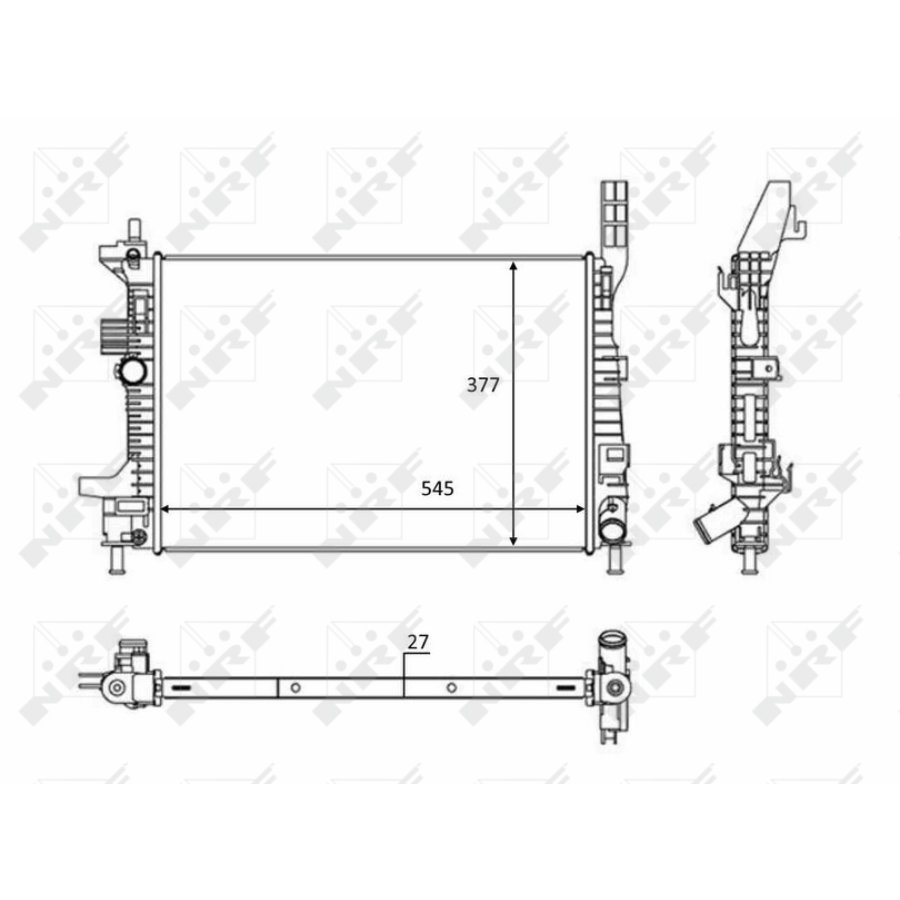 Radiatore NRF 58284