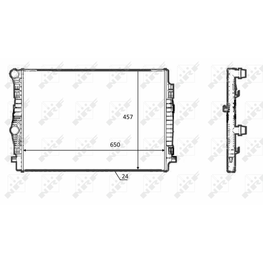 Radiatore NRF 58392