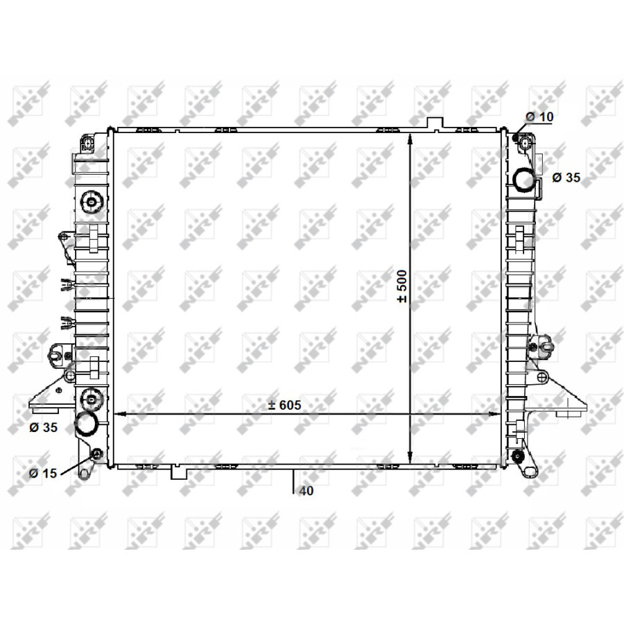 Radiatore NRF 58463