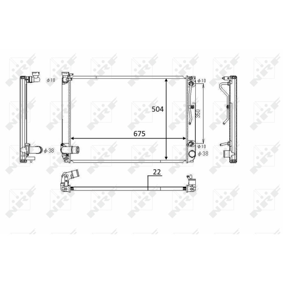 Radiatore NRF 58391