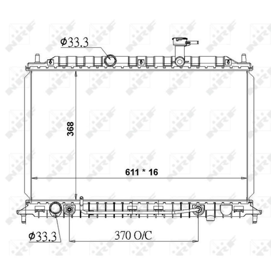 Radiatore NRF 50138