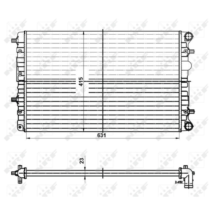 Radiatore NRF 50141