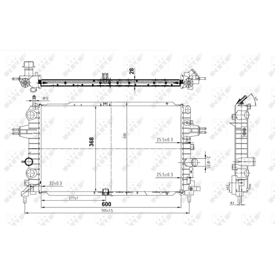 Radiatore NRF 50143
