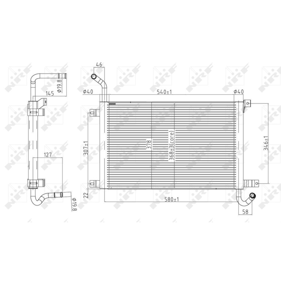 Radiatore NRF 50144