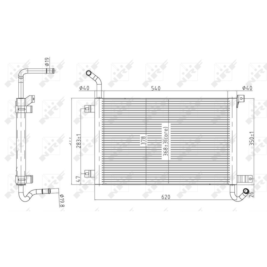 Radiatore NRF 50145