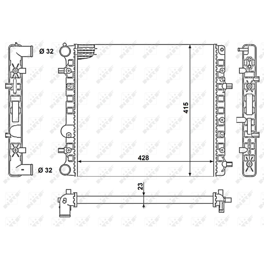 Radiatore NRF 50140