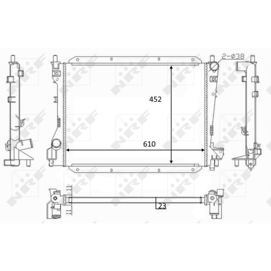 Radiatore NRF 59050