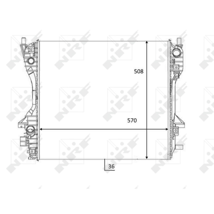 Radiatore NRF 59060