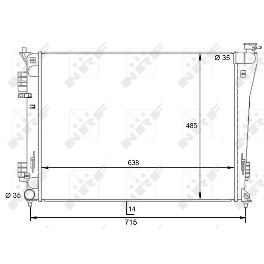 Radiatore NRF 59092