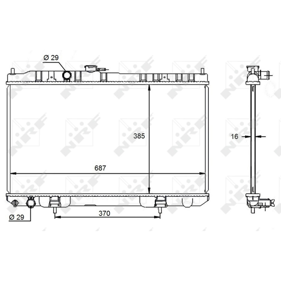 Radiatore NRF 59099