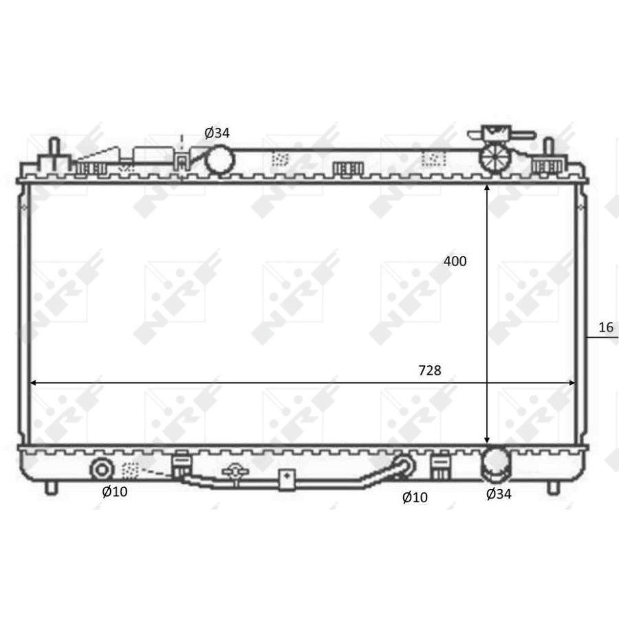 Radiatore NRF 59079