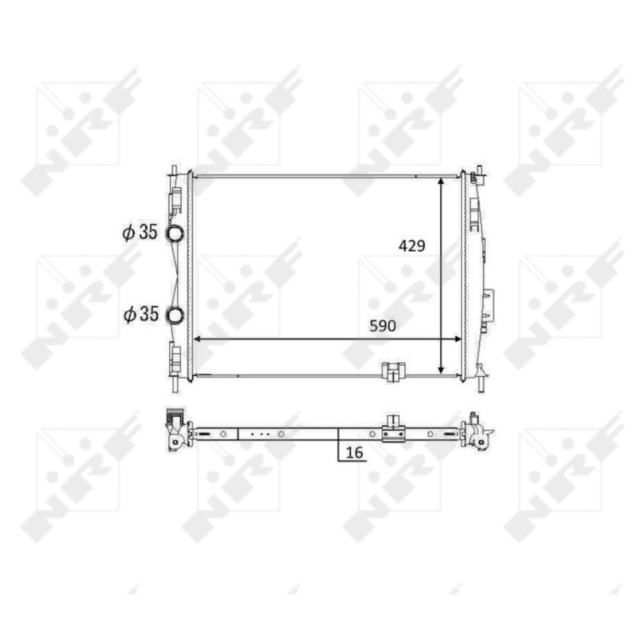 Radiatore NRF 59061