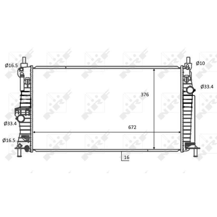 Radiatore NRF 59068