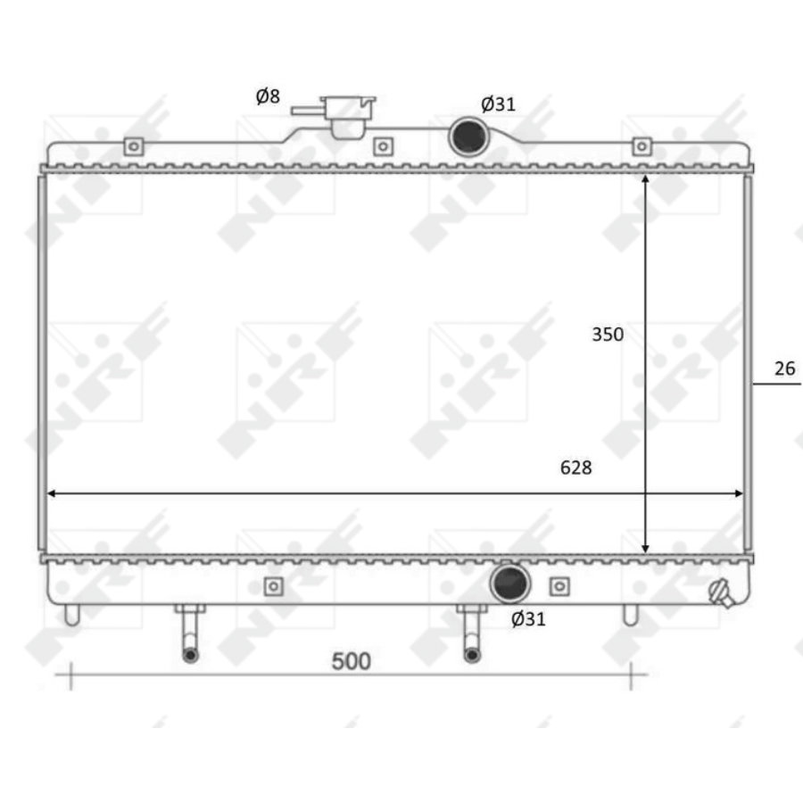 Radiatore NRF 59078