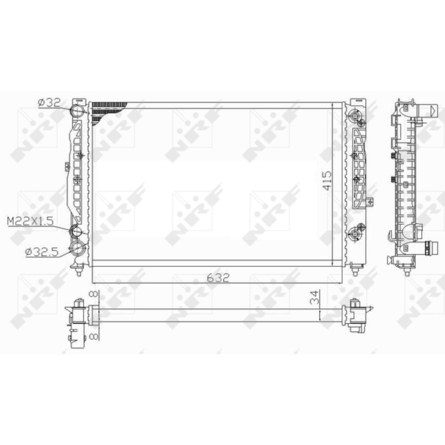 Radiatore NRF 59101