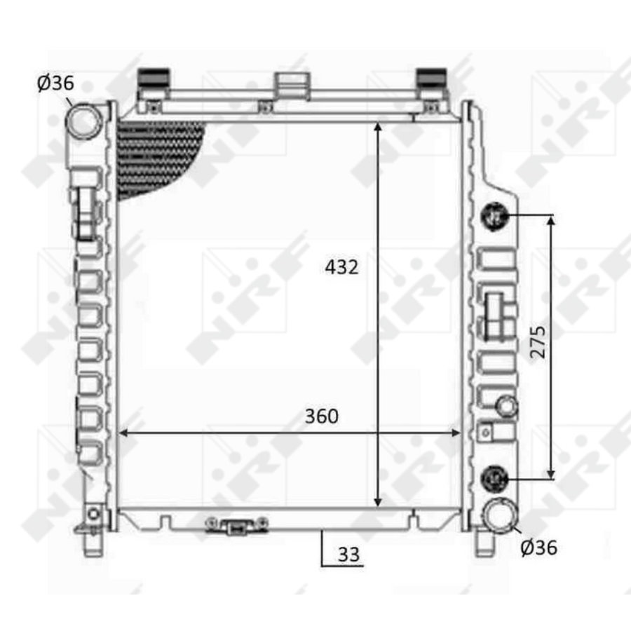 Radiatore NRF 59102