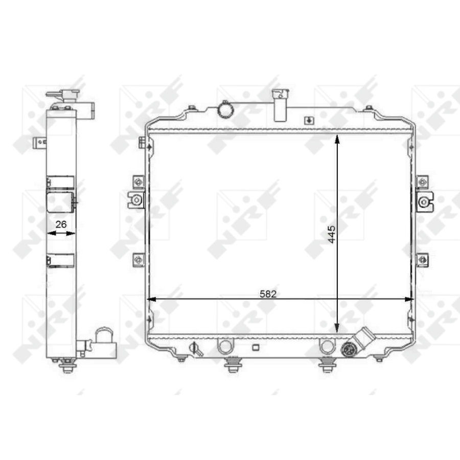 Radiatore NRF 59107
