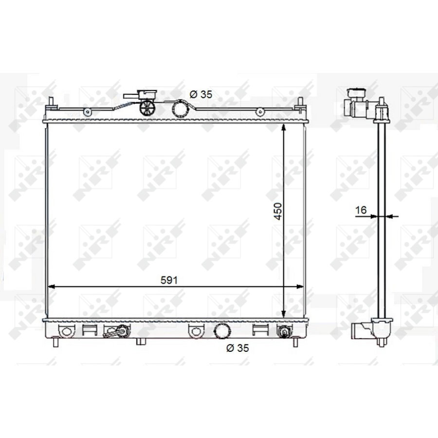 Radiatore NRF 59119
