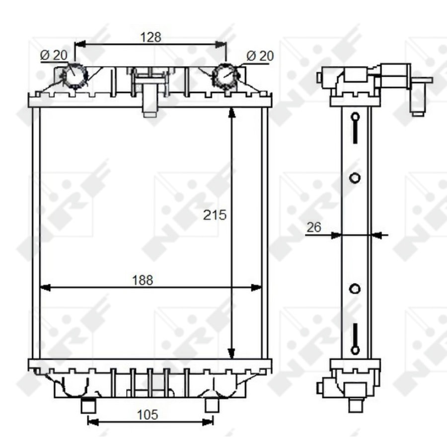 Radiatore NRF 59125